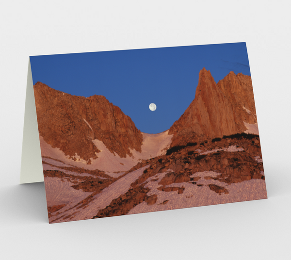 Nature Greeting Card, 5x7 - Moon in Notch
