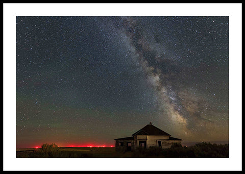Limited ed. Nature Print - Milky Way and Haunted House, OR