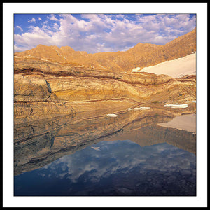 Limited ed. Nature Print - Gunsight Mountain Reflection, MT