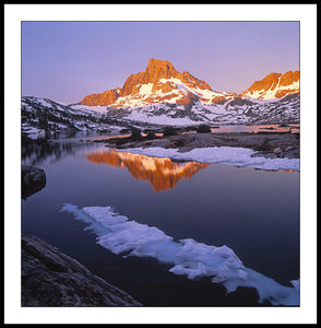 Limited ed. Nature Print  - Banner Peak and Thousand Island Lake, CA